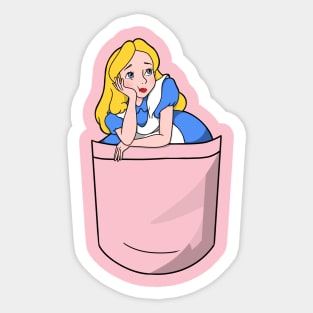 Shirt Pocket Alice Sticker